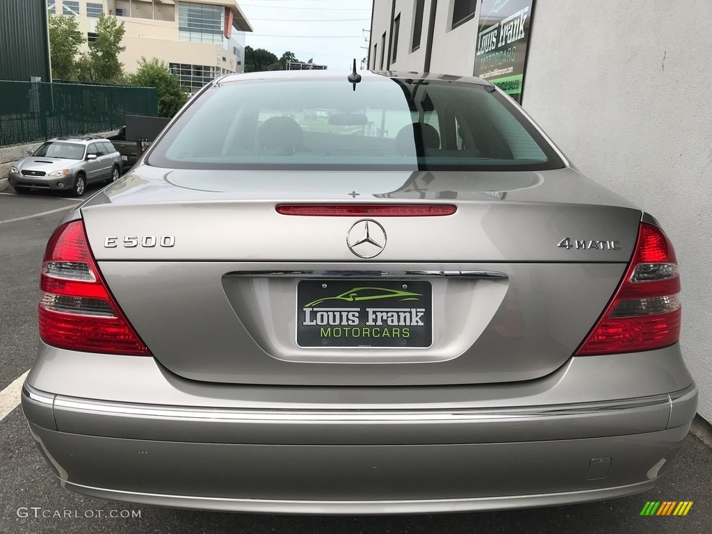 2005 E 500 4Matic Sedan - Pewter Metallic / Charcoal photo #8