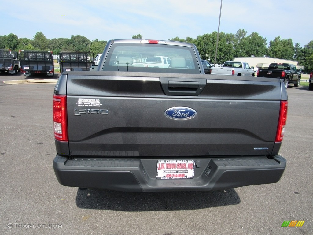 2016 F150 XL Regular Cab - Lithium Gray / Medium Earth Gray photo #4