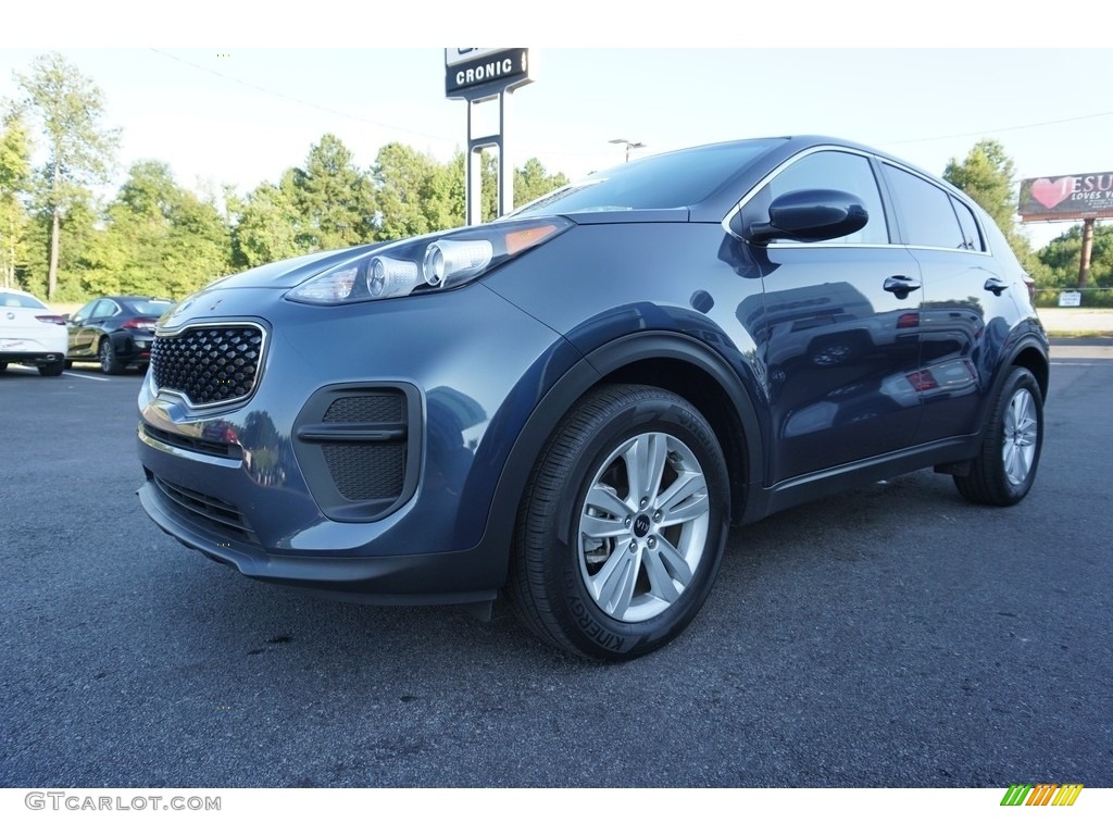 2017 Sportage LX - Pacific Blue / Black photo #3