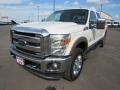Oxford White 2012 Ford F250 Super Duty Lariat Crew Cab 4x4