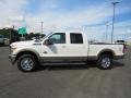Oxford White - F250 Super Duty Lariat Crew Cab 4x4 Photo No. 2