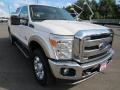 Oxford White - F250 Super Duty Lariat Crew Cab 4x4 Photo No. 7