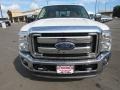 Oxford White - F250 Super Duty Lariat Crew Cab 4x4 Photo No. 8