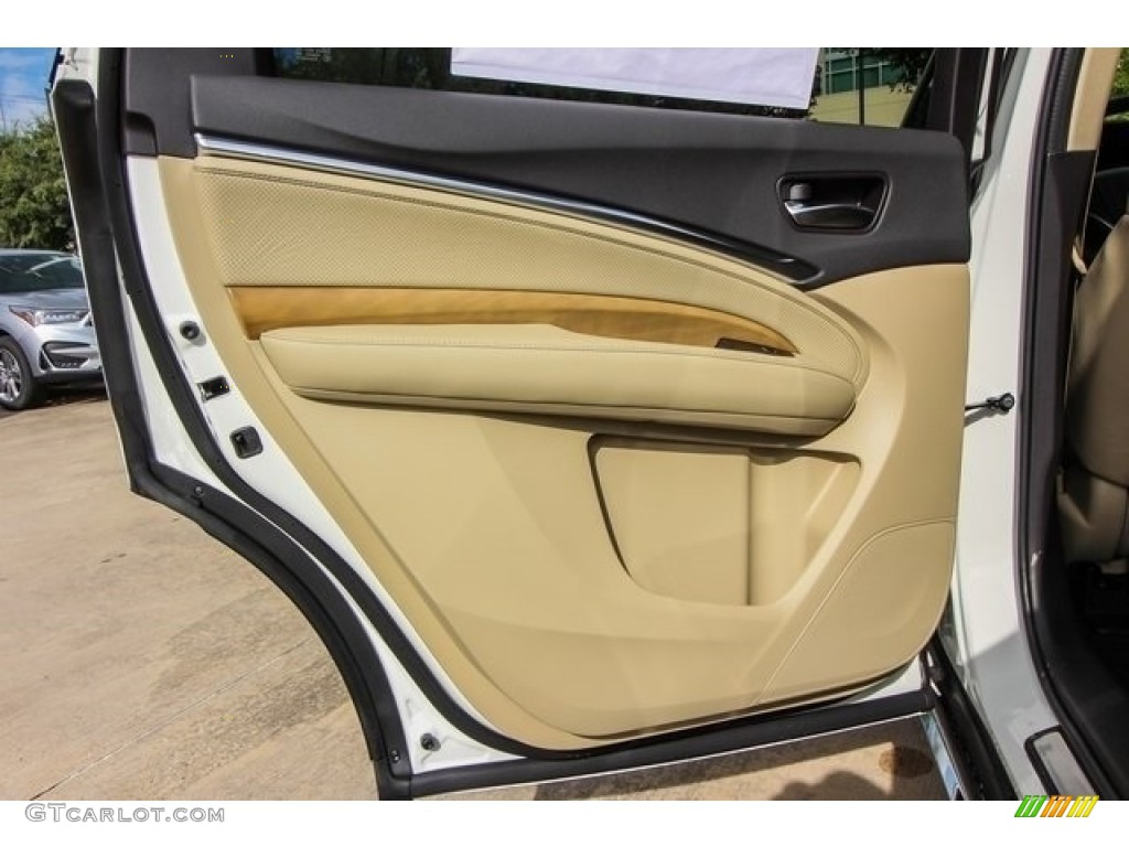 2019 Acura MDX Technology SH-AWD Parchment Door Panel Photo #129292864
