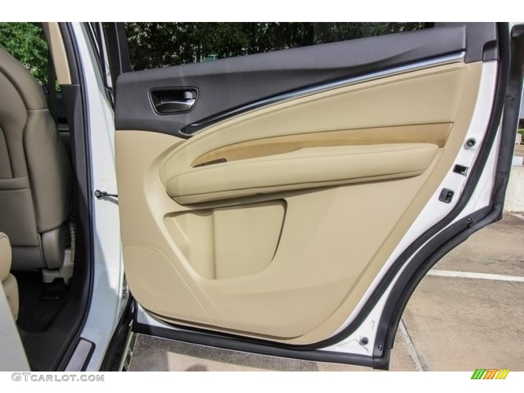 2019 Acura MDX Technology SH-AWD Parchment Door Panel Photo #129292930