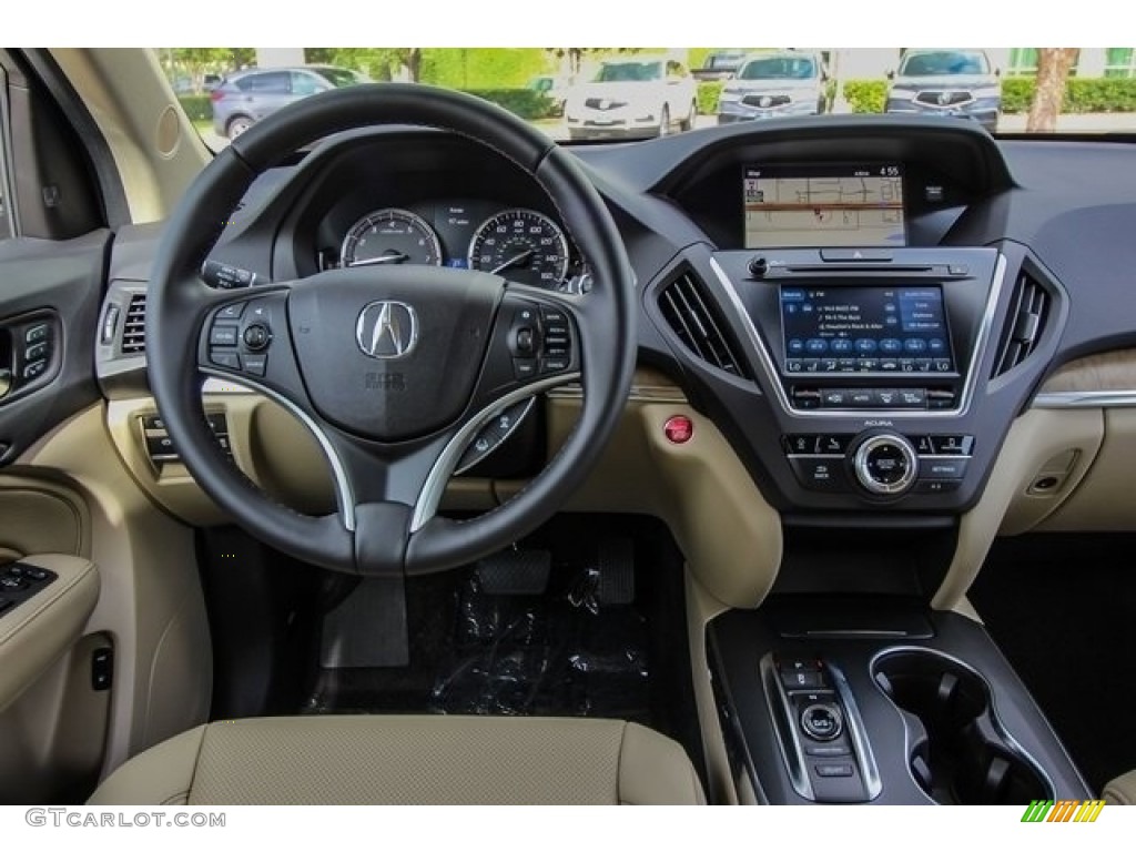 2019 Acura MDX Technology SH-AWD Parchment Dashboard Photo #129292969
