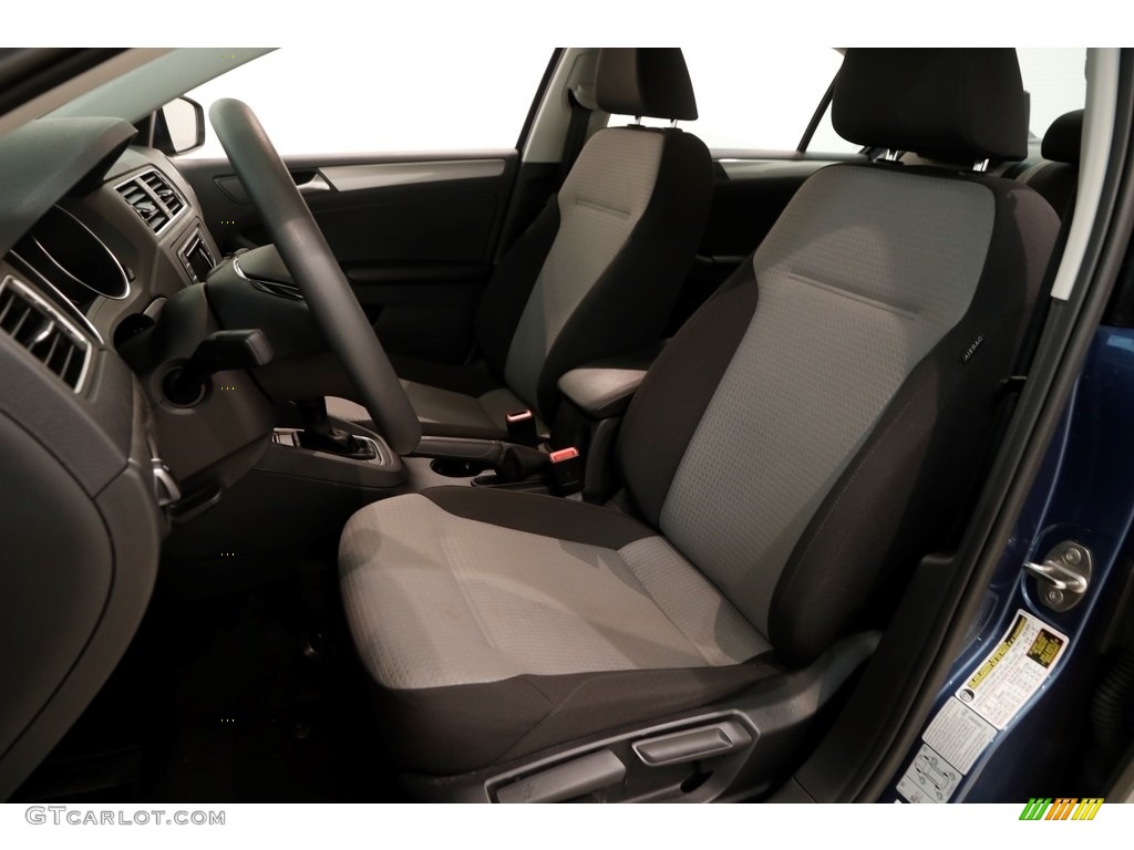 2017 Jetta S - Silk Blue Metallic / Black/Palladium Gray photo #5