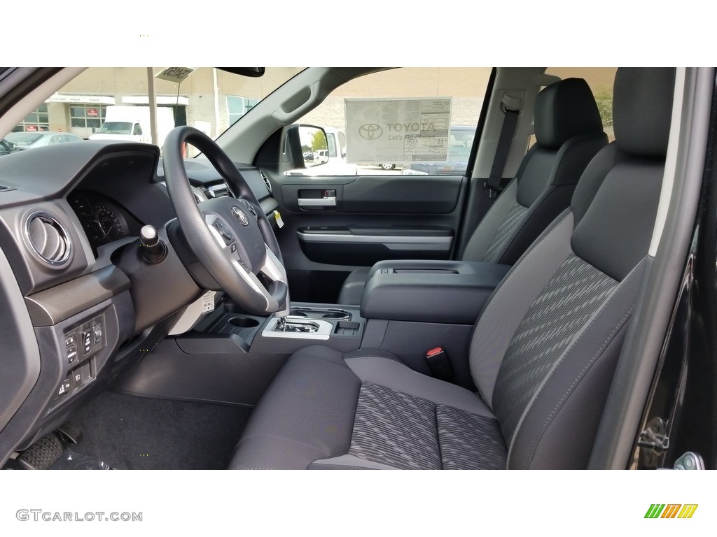 Graphite Interior 2019 Toyota Tundra TRD Off Road Double Cab 4x4 Photo #129293565