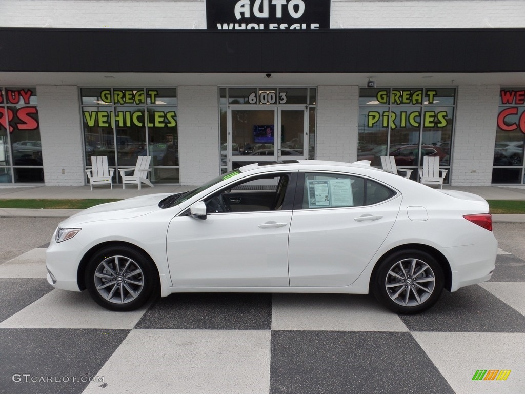 2018 TLX Sedan - Bellanova White Pearl / Parchment photo #1