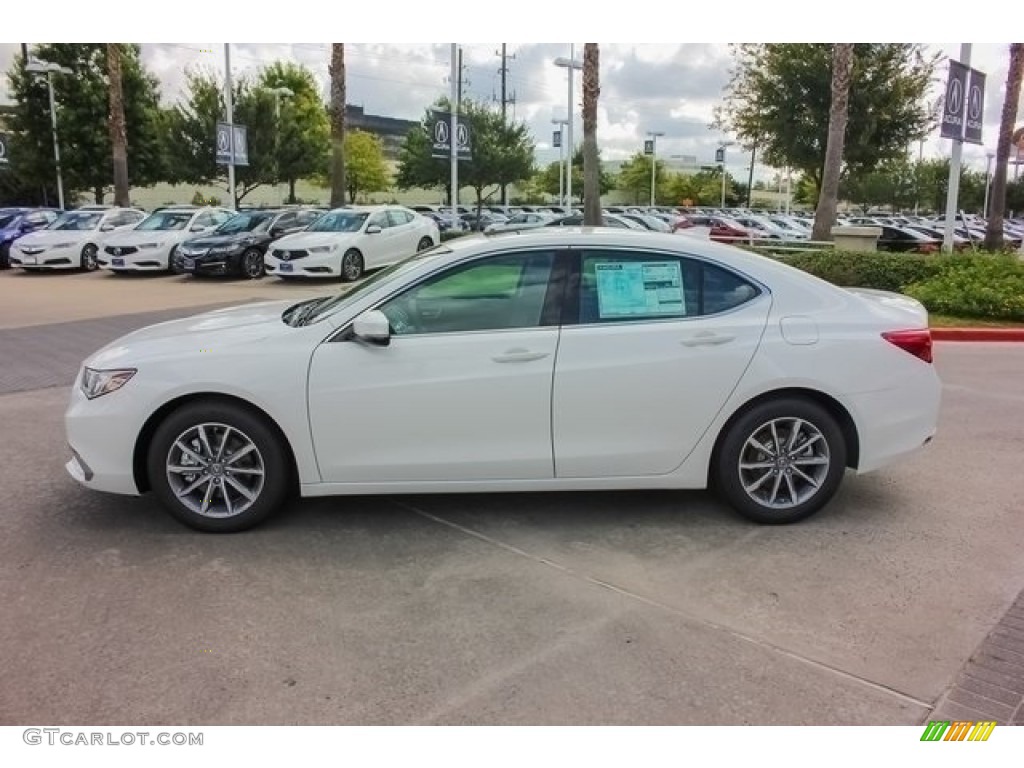 2018 TLX Technology Sedan - Bellanova White Pearl / Ebony photo #4