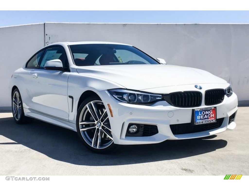 Alpine White 2019 BMW 4 Series 440i Coupe Exterior Photo #129298266