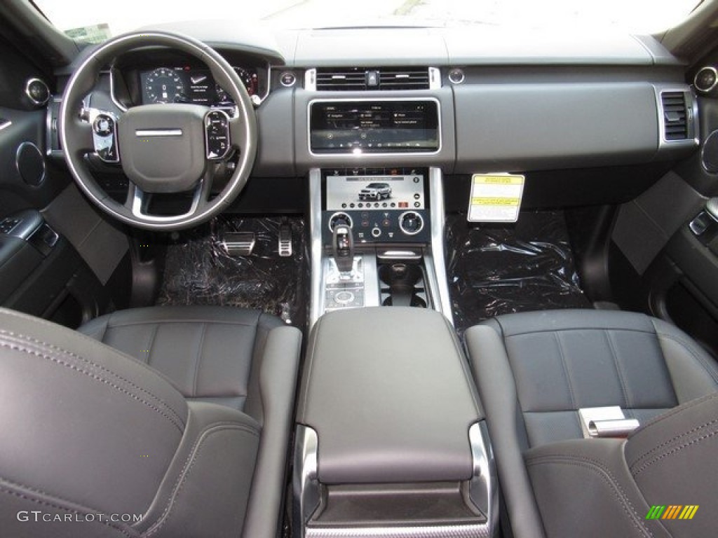 2019 Land Rover Range Rover Sport Supercharged Dynamic Ebony/Ebony Dashboard Photo #129298296