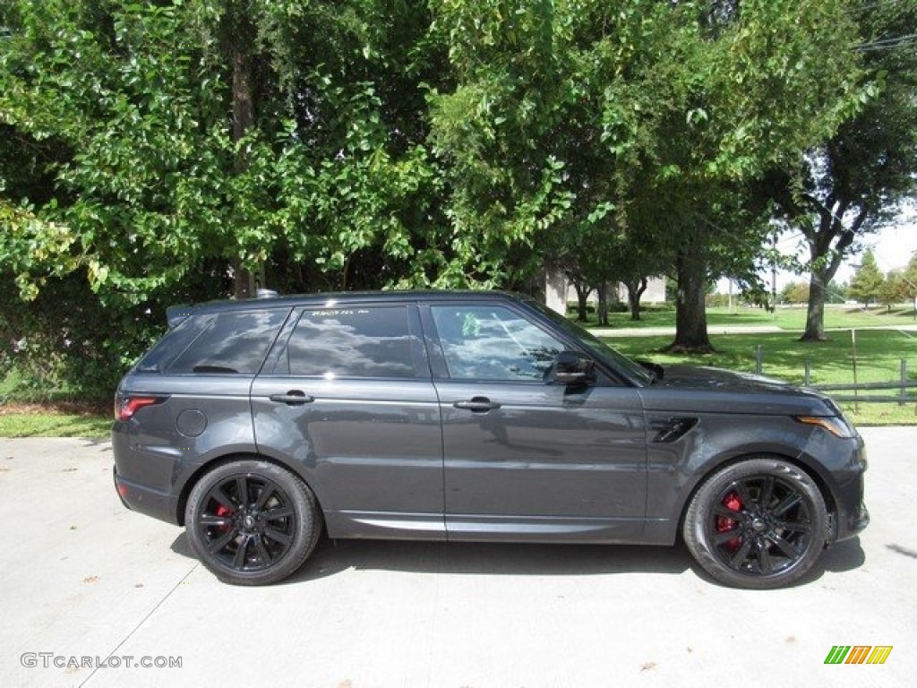 Carpathian Grey Metallic 2019 Land Rover Range Rover Sport Supercharged Dynamic Exterior Photo #129298341