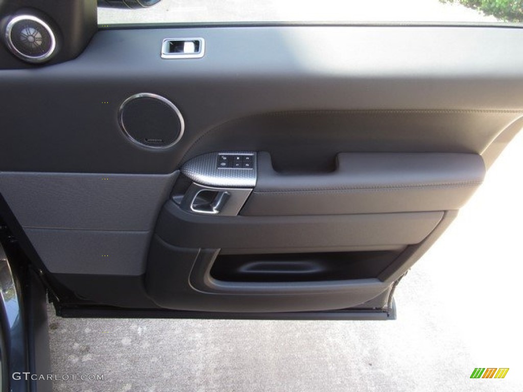 2019 Land Rover Range Rover Sport Supercharged Dynamic Ebony/Ebony Door Panel Photo #129298671