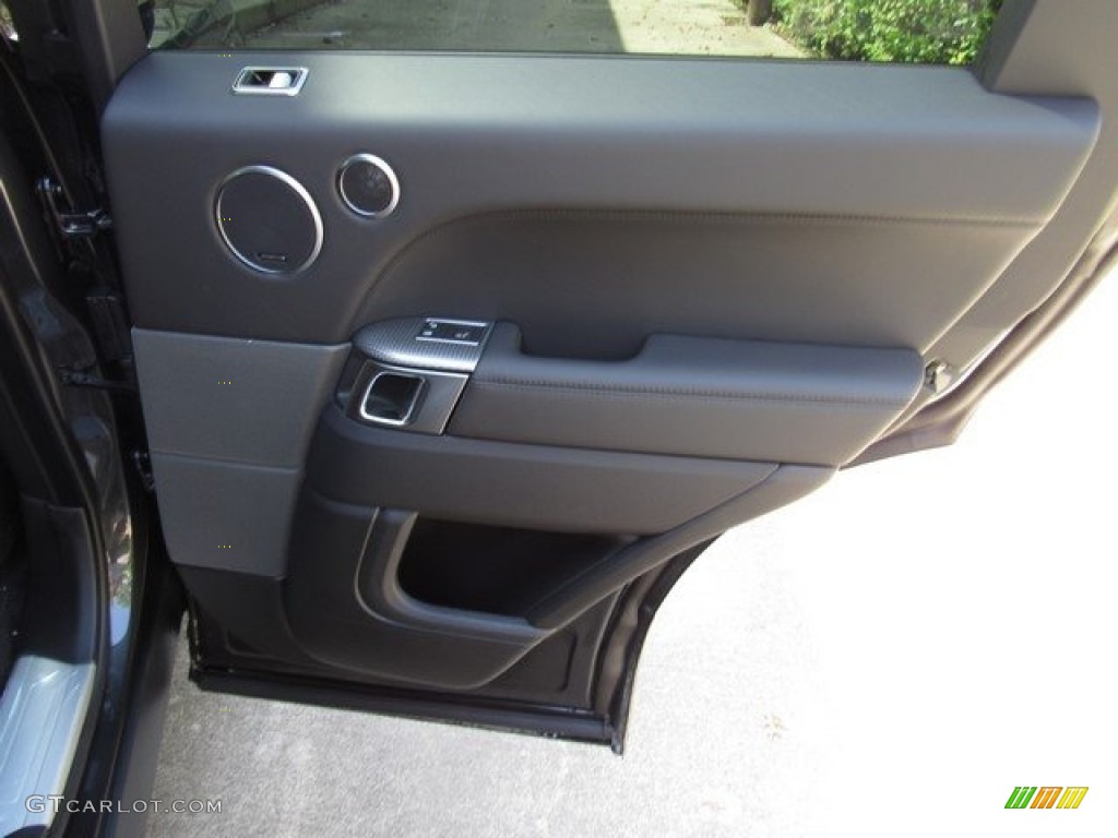 2019 Land Rover Range Rover Sport Supercharged Dynamic Ebony/Ebony Door Panel Photo #129298689