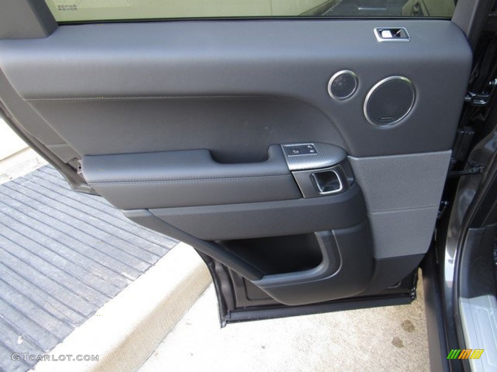 2019 Land Rover Range Rover Sport Supercharged Dynamic Ebony/Ebony Door Panel Photo #129298704