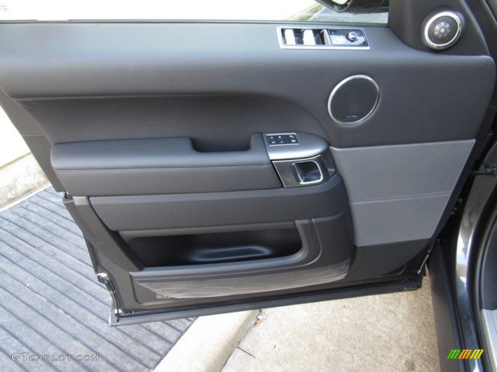 2019 Land Rover Range Rover Sport Supercharged Dynamic Ebony/Ebony Door Panel Photo #129298725