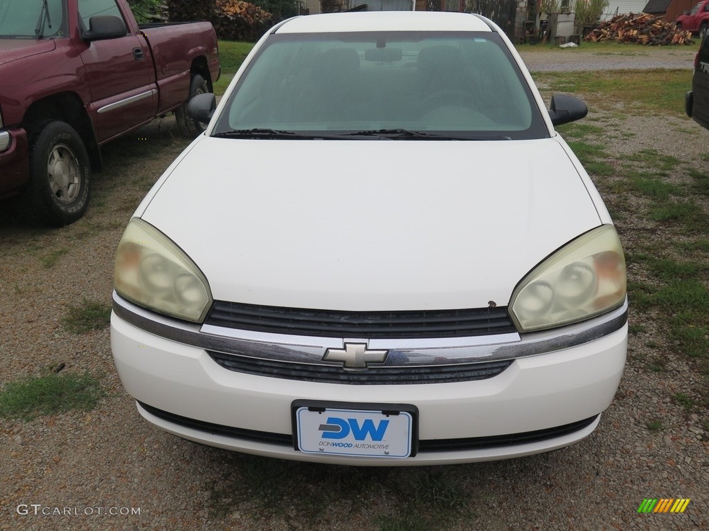 2005 Malibu LS V6 Sedan - White / Gray photo #2