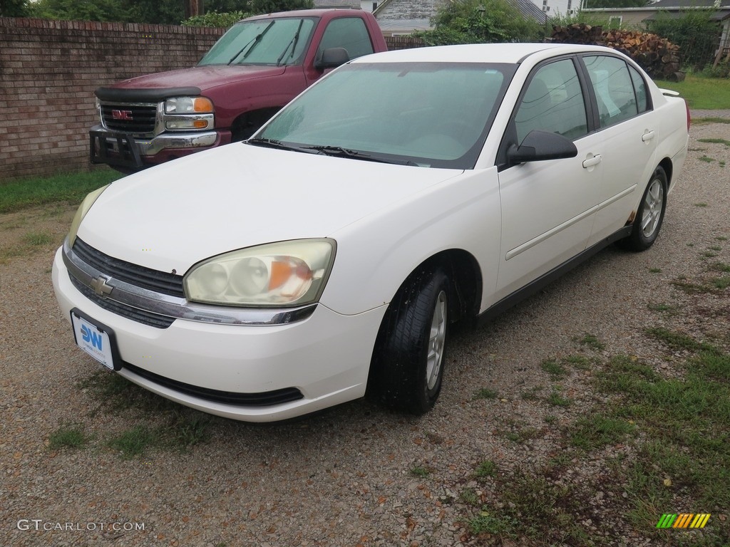 2005 Malibu LS V6 Sedan - White / Gray photo #3