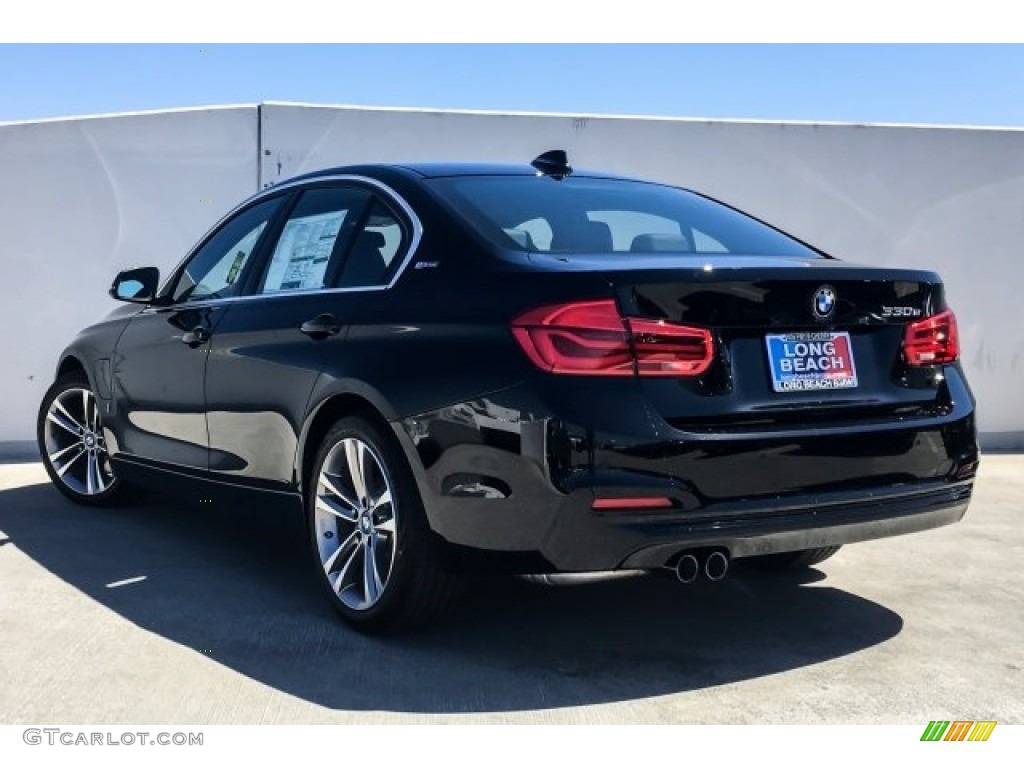 2018 3 Series 330e iPerformance Sedan - Jet Black / Black photo #2