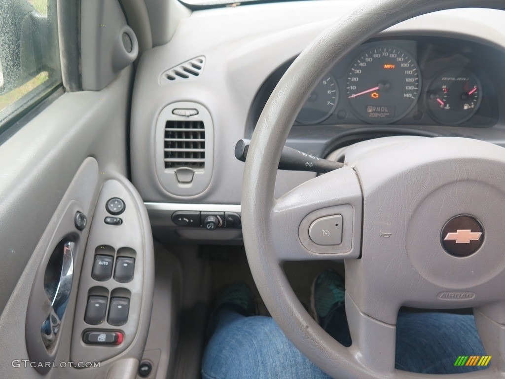 2005 Malibu LS V6 Sedan - White / Gray photo #9