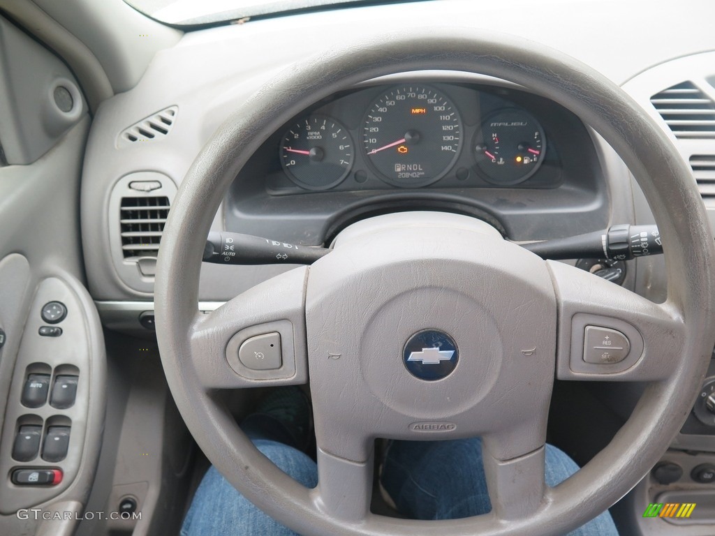2005 Malibu LS V6 Sedan - White / Gray photo #10