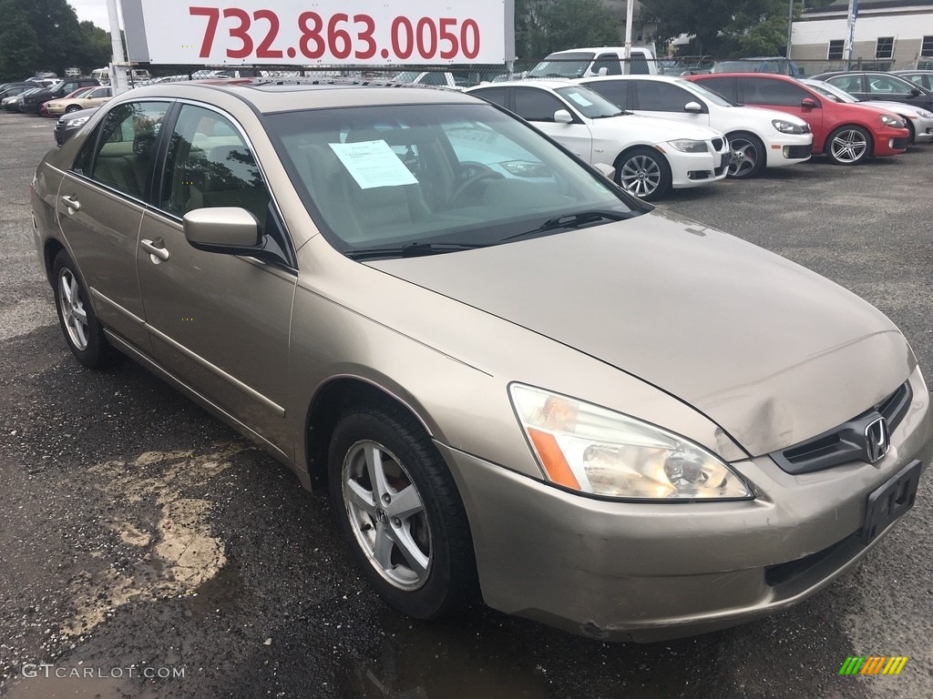 2003 Accord EX Sedan - Desert Mist Metallic / Ivory photo #7
