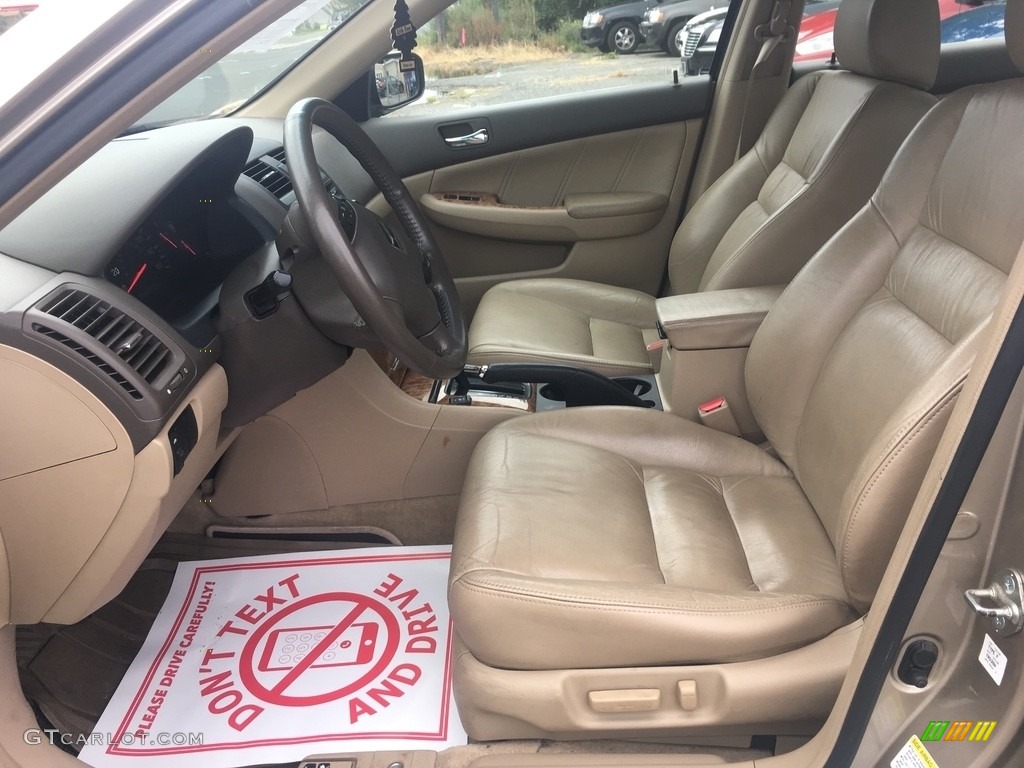 2003 Accord EX Sedan - Desert Mist Metallic / Ivory photo #10