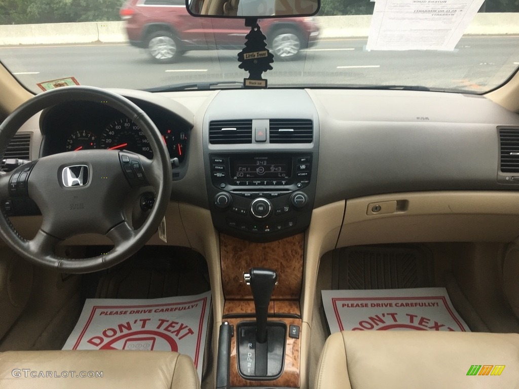 2003 Accord EX Sedan - Desert Mist Metallic / Ivory photo #13