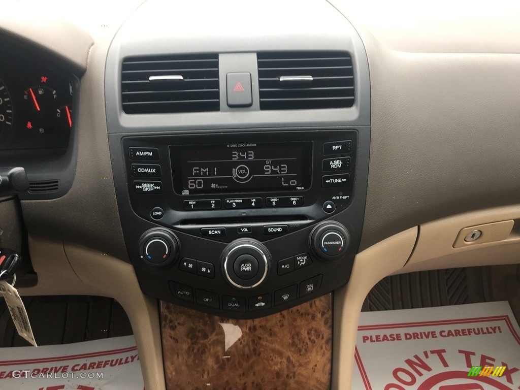 2003 Accord EX Sedan - Desert Mist Metallic / Ivory photo #14