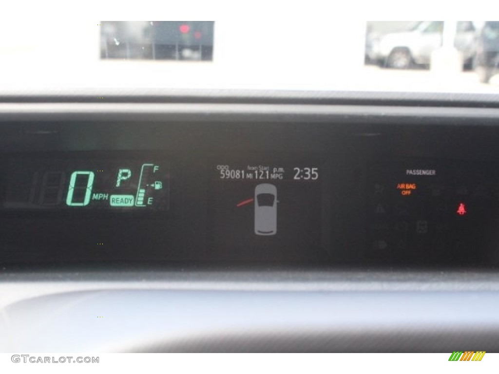 2013 Prius c Hybrid Two - Blue Streak Metallic / Light Blue Gray/Black photo #17