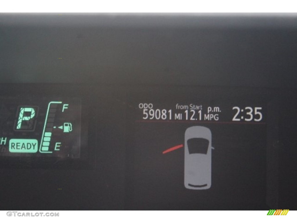 2013 Prius c Hybrid Two - Blue Streak Metallic / Light Blue Gray/Black photo #18