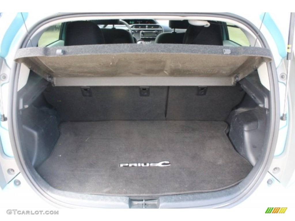 2013 Prius c Hybrid Two - Blue Streak Metallic / Light Blue Gray/Black photo #25