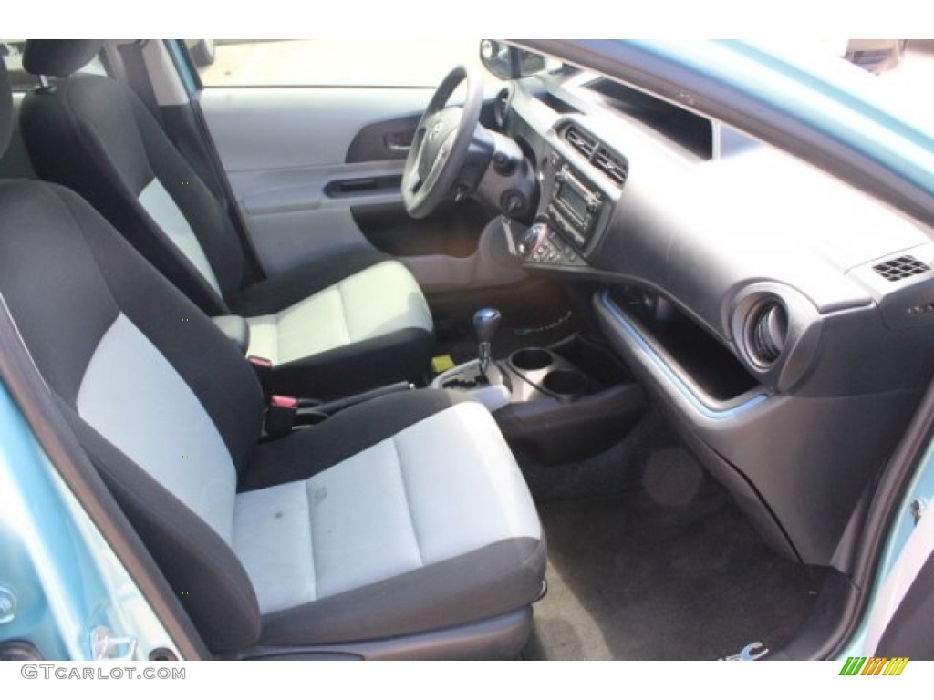 2013 Prius c Hybrid Two - Blue Streak Metallic / Light Blue Gray/Black photo #31