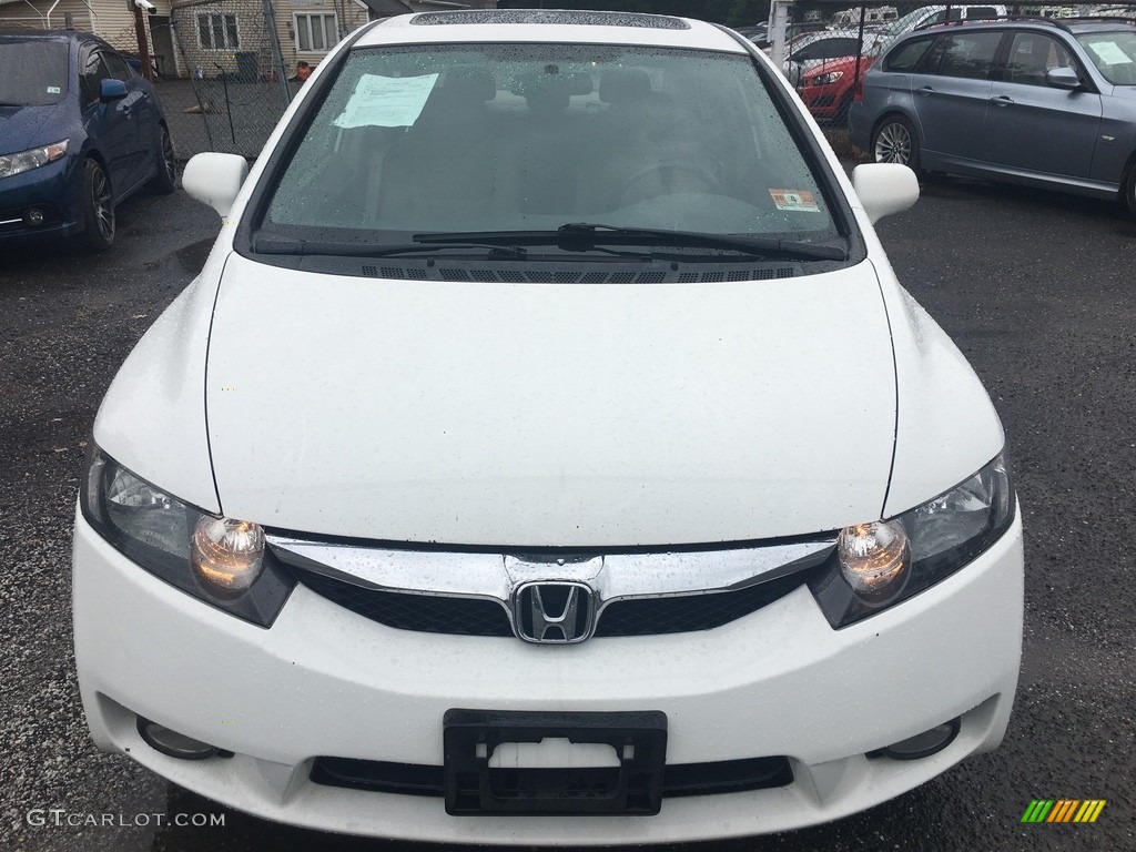 2011 Civic EX Sedan - Taffeta White / Gray photo #7