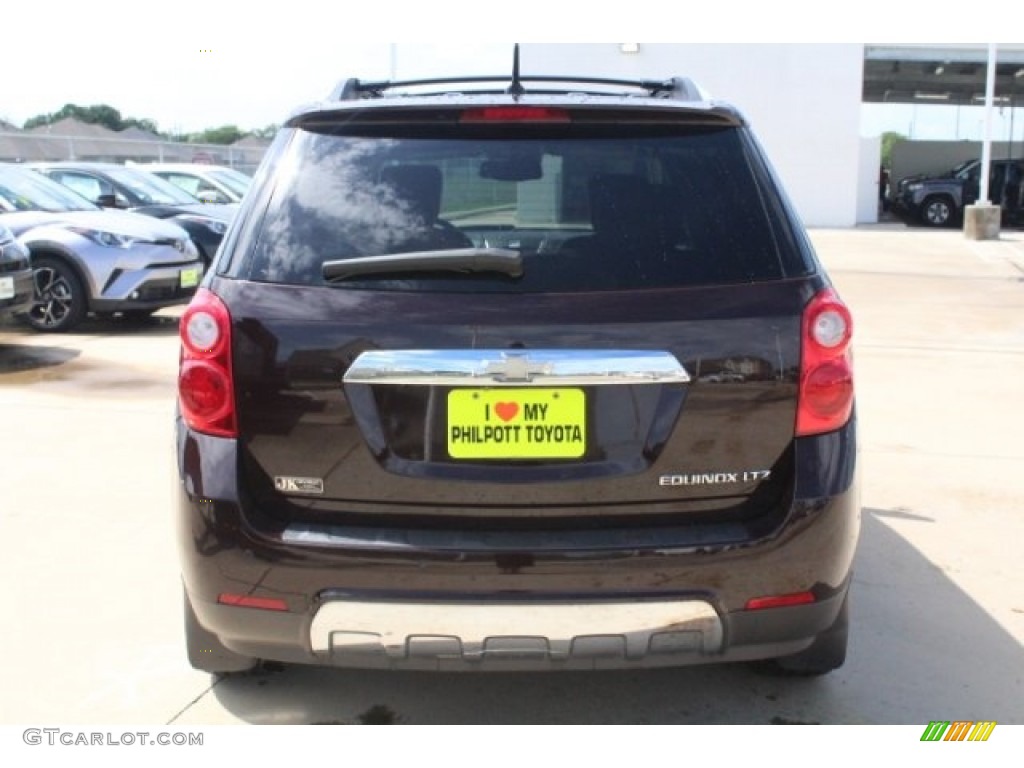 2011 Equinox LTZ - Espresso Brown Metallic / Brownstone/Jet Black photo #7
