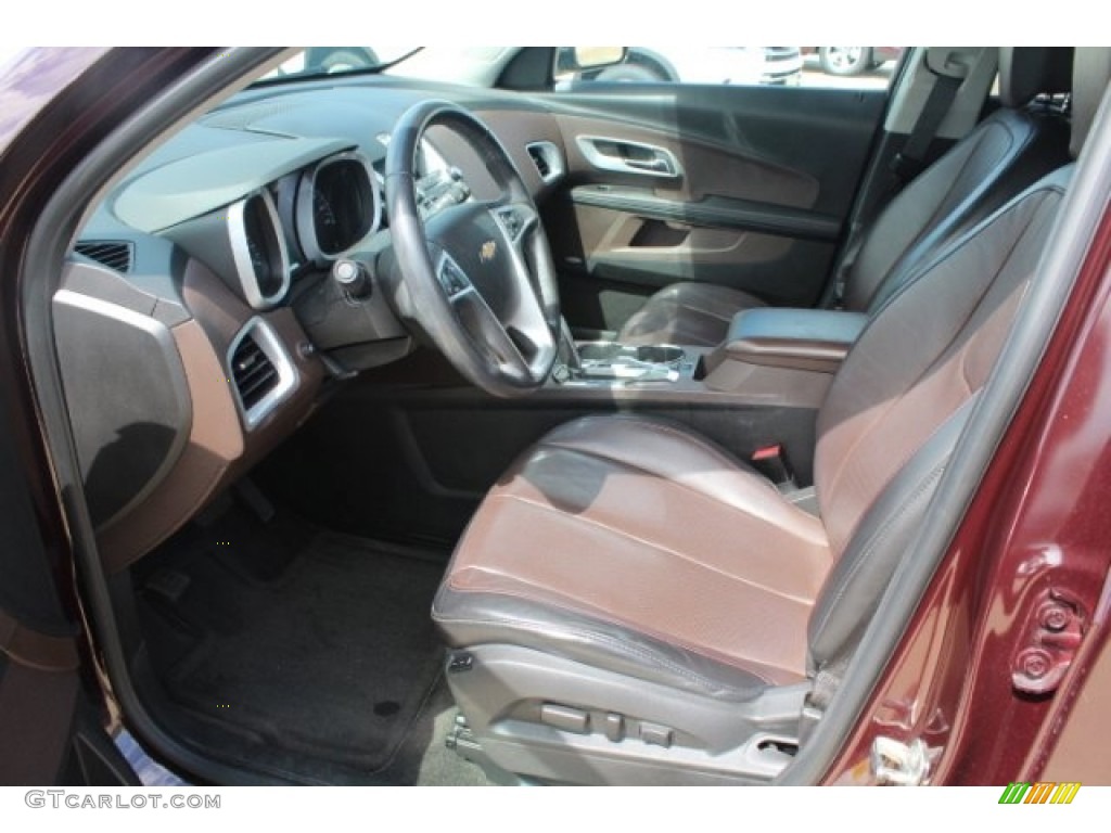 2011 Equinox LTZ - Espresso Brown Metallic / Brownstone/Jet Black photo #14