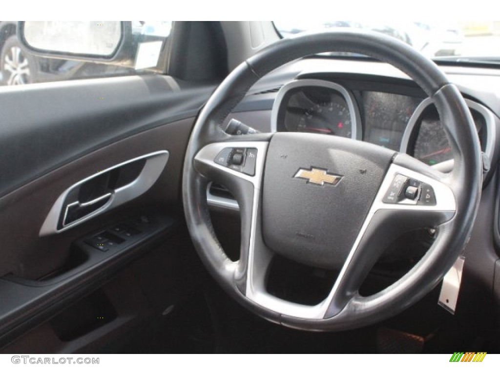 2011 Equinox LTZ - Espresso Brown Metallic / Brownstone/Jet Black photo #25