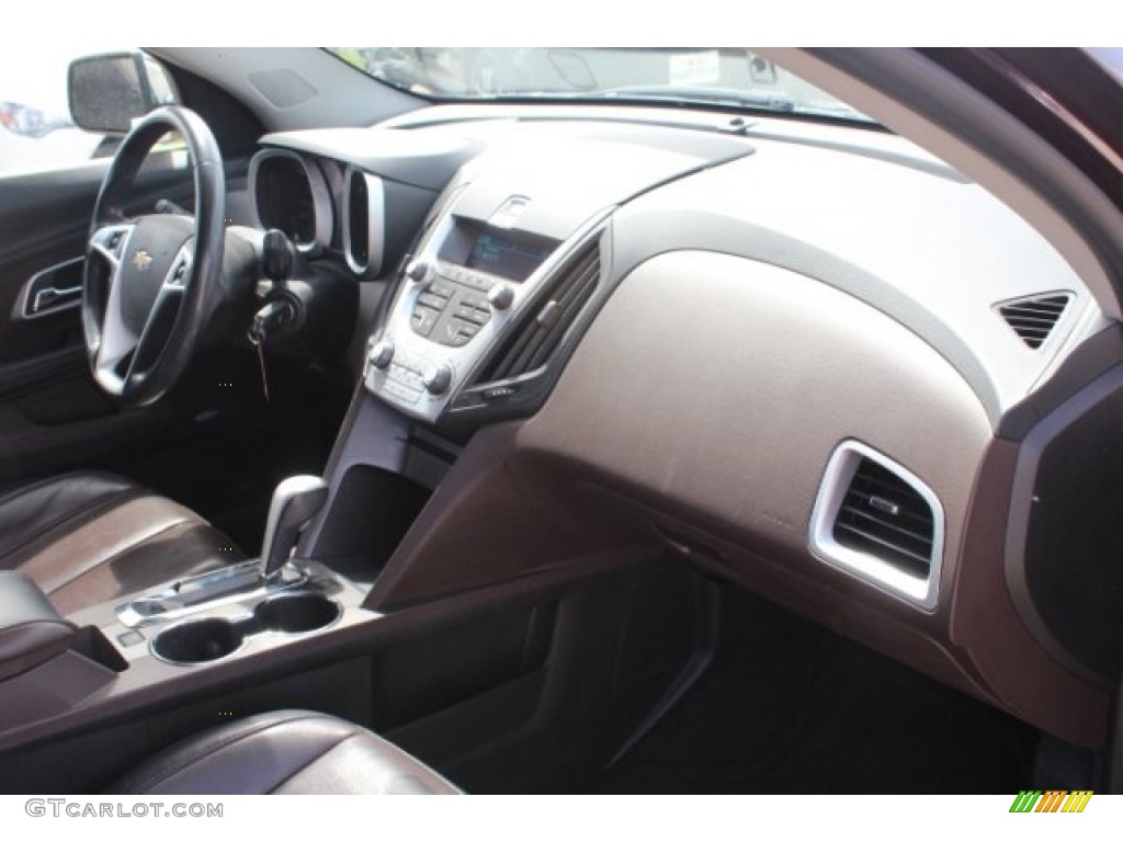 2011 Equinox LTZ - Espresso Brown Metallic / Brownstone/Jet Black photo #31