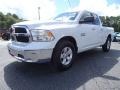 2018 Bright White Ram 1500 SLT Quad Cab  photo #3