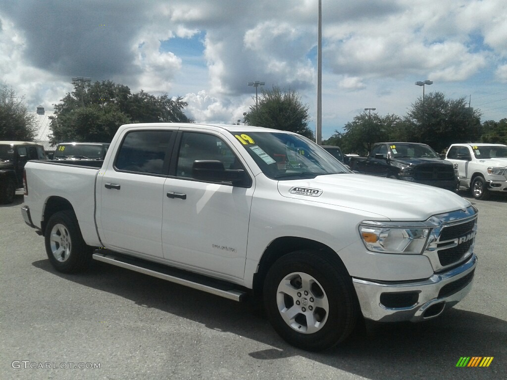 2019 1500 Tradesman Crew Cab - Bright White / Black photo #7