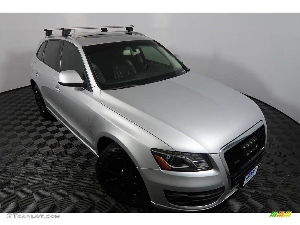 2009 Q5 3.2 Premium quattro - Ice Silver Metallic / Black photo #2