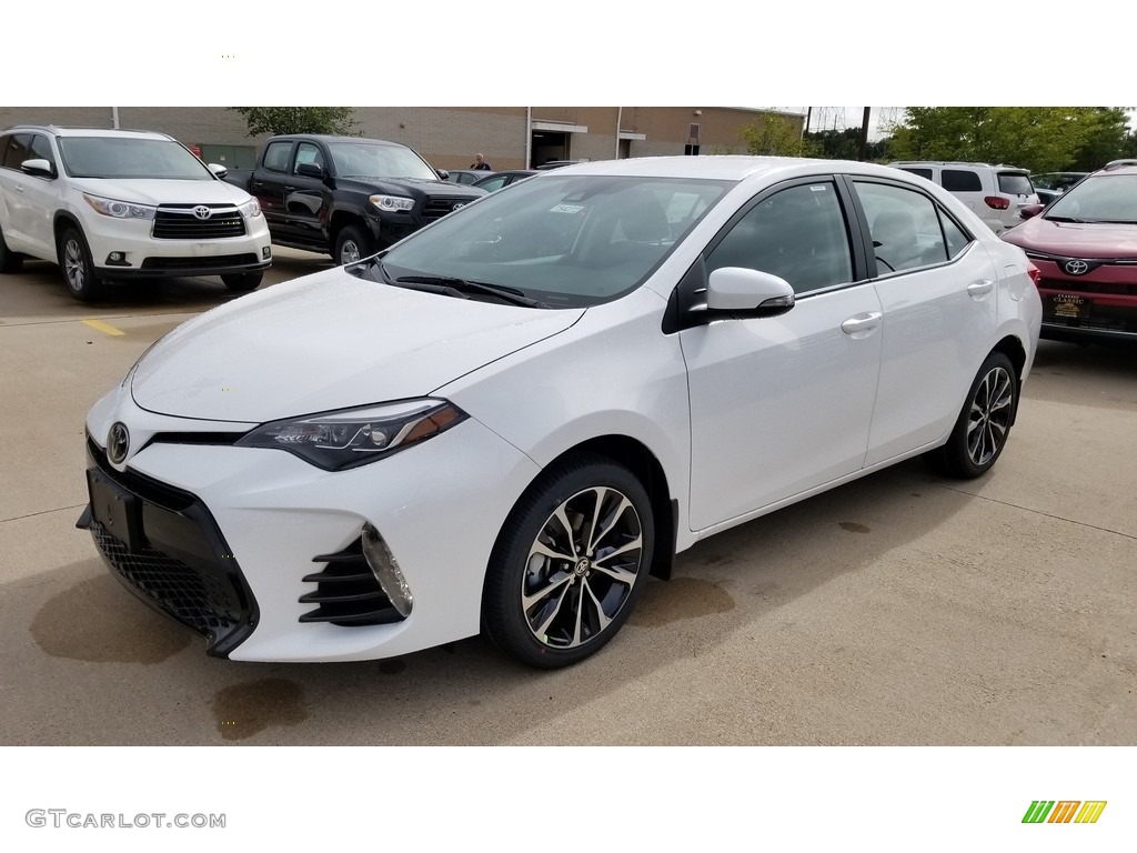 Super White 2019 Toyota Corolla SE Exterior Photo #129304866