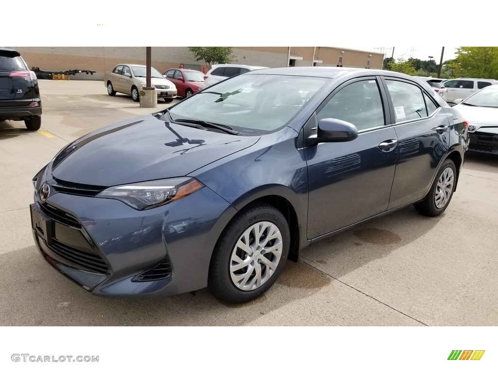Slate Metallic 2019 Toyota Corolla LE Exterior Photo #129305061