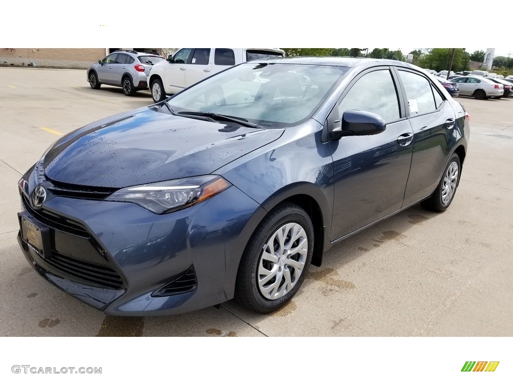 Slate Metallic 2019 Toyota Corolla LE Exterior Photo #129305808