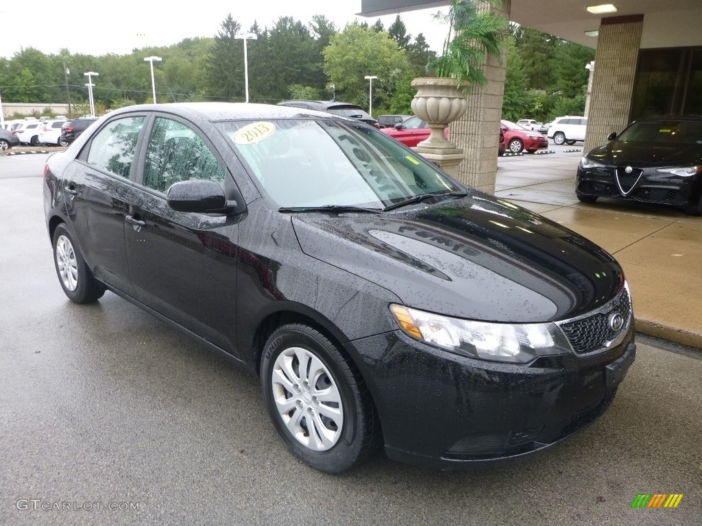 2013 Forte EX - Ebony Black / Black photo #3