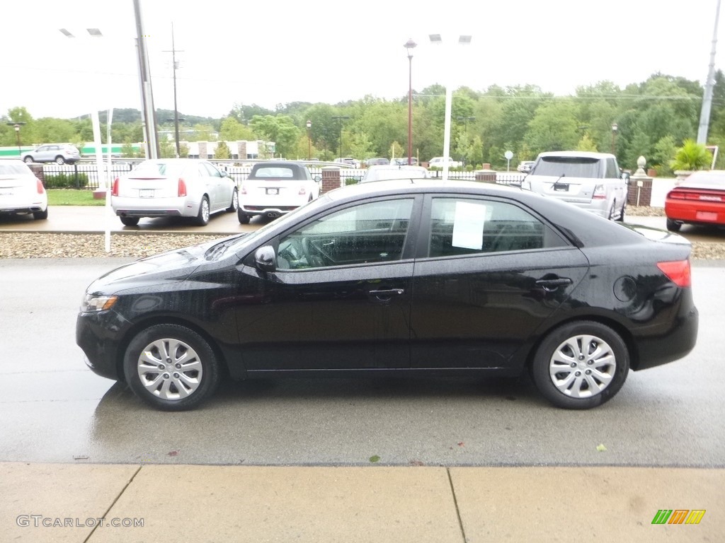 2013 Forte EX - Ebony Black / Black photo #6