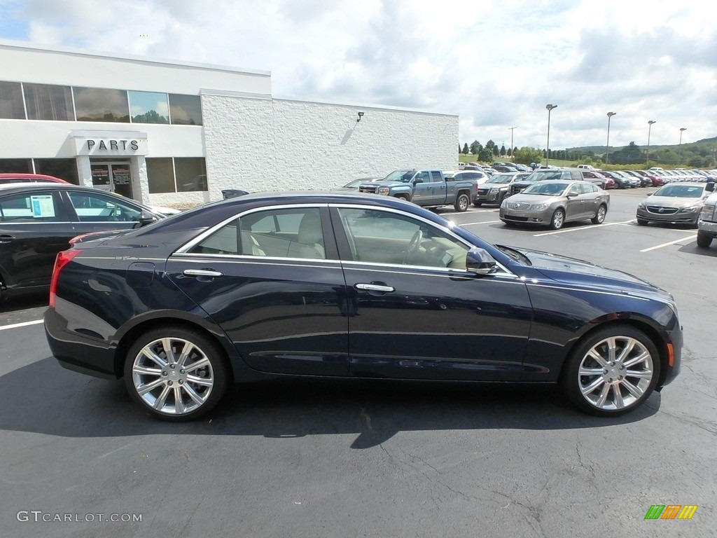 2015 ATS 2.0T Luxury AWD Sedan - Dark Adriatic Blue Metallic / Light Neutral/Medium Cashmere photo #5