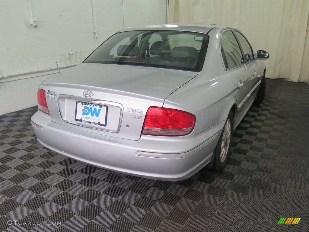 2003 Sonata LX V6 - Ebony Black / Black photo #8