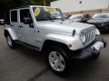 2010 Bright Silver Metallic Jeep Wrangler Unlimited Sahara 4x4  photo #8